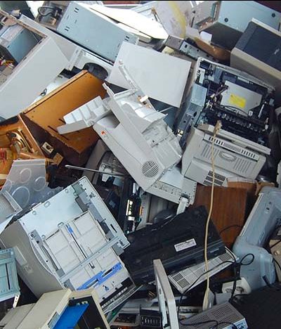Reciclaje de aparatos electrónicos viejos 